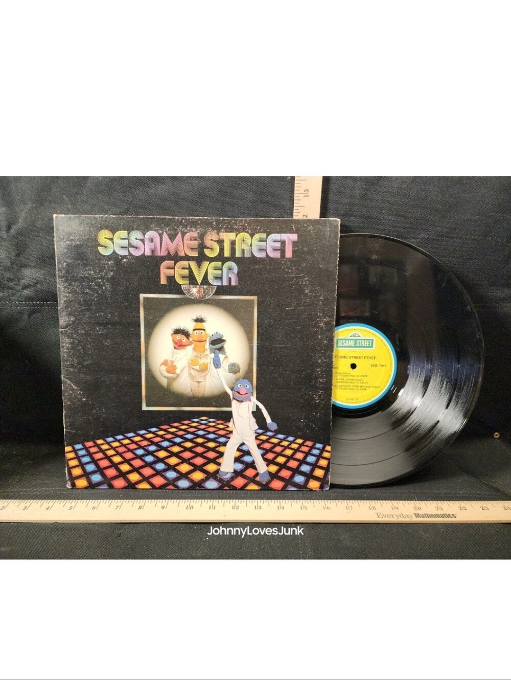 Sesame Street Fever 33 LP Record Album Tested Plays